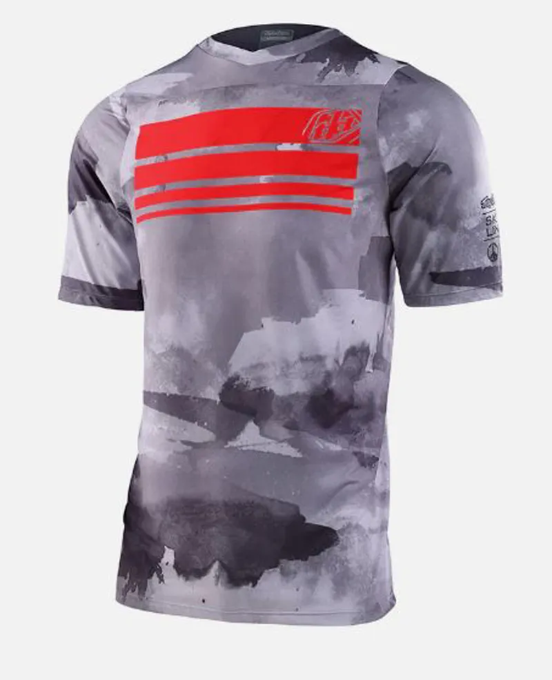 Troy Lee Designs Skyline Short Sleeve Jersey Blocks Cement Grey